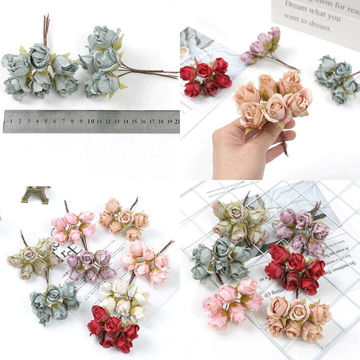 楽天市場】【ラッピング フラワー 造花 アンティーク】 バラ 薔薇 髪 