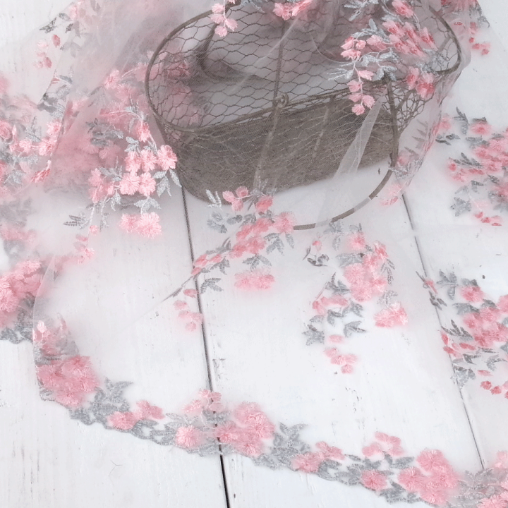 今日のお品ஐ⋆*ハンドメイド・花柄刺繍沢山の春クロス・アンティーク 楽天市場】【アンティーク風 レース メッシュ 小花】 手芸 花柄