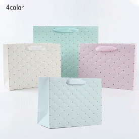 【紙袋 紙バッグ ドット】ギフト プレゼント ギフト用 ペーパーバッグ 高級感 手提げ おしゃれ ギフトバッグ マチ広 小 特大 バッグ 厚手 引出物 かわいい 可愛い バレンタイン クリスマス 誕生日 ラッピング ピンク ブルー ホワイト ハロウィン 結婚式 水玉