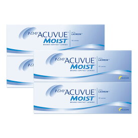 ワンデーアキュビューモイスト ×4箱セット コンタクトレンズ ワンデー コンタクト 1day 1日使い捨て ジョンソン・エンド・ジョンソン