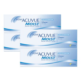 ワンデーアキュビューモイスト 乱視用 ×4箱セット トーリック コンタクトレンズ ワンデー コンタクト 1day 1日使い捨て ジョンソン・エンド・ジョンソン