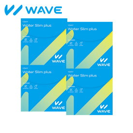 WAVEワンデー ウォータースリム plus 30枚入り ×4箱セット WAVE コンタクト コンタクトレンズ クリア 1day ワンデー 使い捨て ソフト 送料無料 ウェイブ 高含水