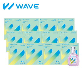 WAVEピュアドロップ 15ml 12本 装着液 コンタクト コンタクトレンズ ソフト ケア用品 すべてのコンタクトレンズに使える装着液 乾燥対策