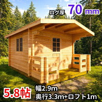 楽天市場】キット ログハウス 輸入の通販