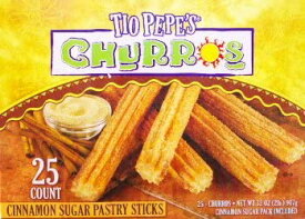 冷凍 チュロス 25本 【TIO PEPE'S CHURROS ティオ ペペズ チュロス】 （クール冷凍便のみ）　送料無料！