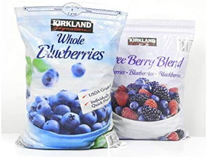 冷凍【ベリー2種セット】ブルーベリー2.27kg&スリーベリー1.81kg