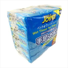 送料無料！ジョイペット ウェットティッシュ 犬猫 手足・お尻用 90枚入り×10 JOYPET Wet Wipes for Dog & Cats