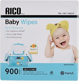 目玉価格　RICO 900枚　おしりふき コストコ カークランド 大判 厚手 無香料 衛生用品 ウェットティッシュ