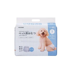 ACXI[} ybgpނ STCY 57 2Zbg  RXgR IRIS OHYAMA Pet Diapers Size S 57 pc × 2 pack