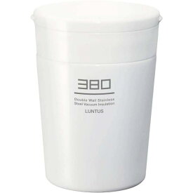 保温ランチジャー ホワイト 380ml ランタス ステンレス保温・保冷スープボトルL HLB-S380　送料無料！