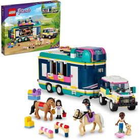 レゴ(LEGO) 41722 フレンズ ホースショー トレーラー おもちゃ お人形 ドール ごっこ遊び 動物 どうぶつ 女の子 8歳以上 送料無料