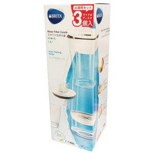 ブリタ カラフェ型浄水器 1.3L マイクロディスク カートリッジ 3個付