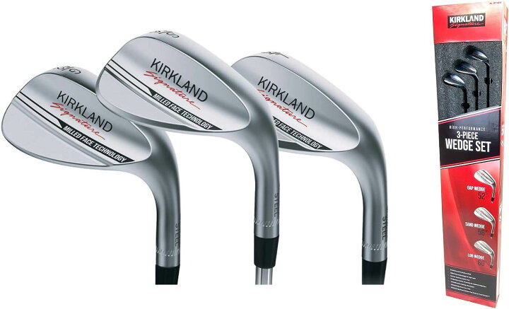 楽天市場】Kirkland(カークランド) ゴルフクラブウェッジ3本セット 高 