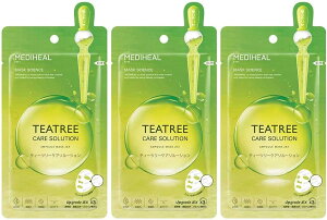 【3箱セット】メディヒール ティーツリーケアソリューション アンプルマスク JEX 3枚入×3箱 フェイスマスク