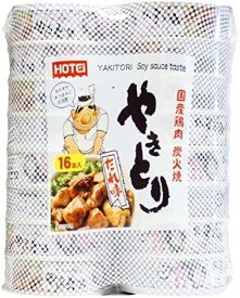 送料無料！ホテイフーズ やきとり 缶 たれ味 75g x 16P 長期保存 備蓄 非常食 おつまみ