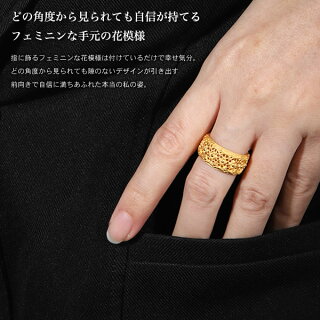 純金指輪美しいラインレディース女性イエローゴールドギフトプレゼント誕生日贈物24金ジュエリーアクセサリーブランド地金品質保証人気プリマゴールドPRIMAGOLDK24送料無料