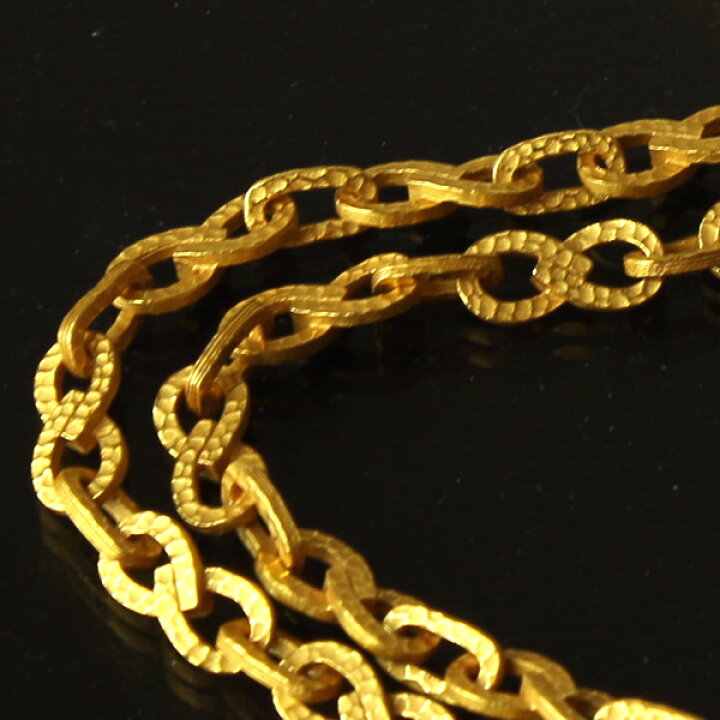 楽天市場 純金 24k メンズネックレス 2面カット 太アズキ 男性 イエローゴールド プレゼント 誕生日 記念日 贈物 24金 ジュエリー アクセサリー ブランド プリマゴールド Primagold K24 送料無料 純金primagoldオフィシャル店