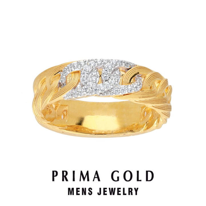 楽天市場】純金 24K 指輪 ダイヤモンドリング コマモチーフ メンズ  