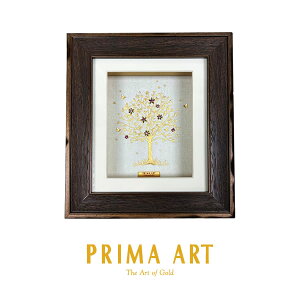 【あす楽】純金 24Kアート 金のなる木 卓上サイズ 24金 ゴールド Prima Art（プリマアート）ギフト 縁起物 贈物 記念品 送料無料
