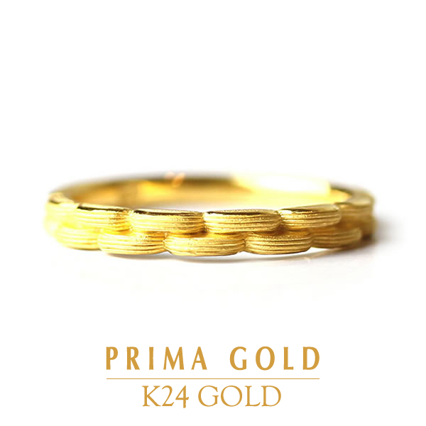 純金 リング 束ねられた黄金の糸 24k Pure Gold Ring 贅沢に24金で表現されたリング 24K 純金 黄金の糸 リング 指輪 24金 K24 ゴールド エレガント レディース プレゼント 贈り物 女性 PRIMAGOLD プリマゴールド ジュエリー アクセサリー ブランド 送料無料