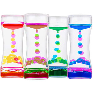 Asdays �^�C�}�[ �����v �t�̃I�C�� �I�C�������v liquid timers �������� �G�� �J���t�� �u�� ��� �����i ���� ���H HF-41 4�Z�b�g