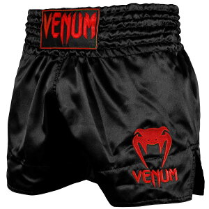 ���G�^�C�V���[�c �{�N�V���O�̊i���Z Venum Muay Thai Shorts Classic Men (black/red, m)