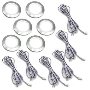 (�G�X�l�b�g) DC 12V 3W ���^ LED �_�E�� ���C�g ���F 6500K 55mm �O�� 68mm �� 14mm �P�[�u�� 2m SN-259-DL