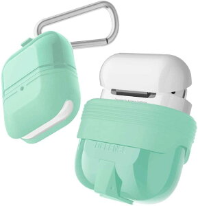 �y X-Doria �z AirPods 2 & 1 �Ή� �P�[�X DEFENSE JOURNEY �S�ʕی� ���C�����X�`���[�W�Ή� �J���r�i�t�� TPU × �V���R�� �Ή� �P�[�X �y �~���g �z [���s�A���i]