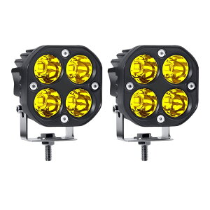 MAKUMINORS LED ��Ɠ� ���[�N���C�g 12V 24V 40W �⏕�� ������ �ԕ��� �^�C���� �g���b�N �_�Ƌ@�B �� �p�^ 2�� �Z�b�g