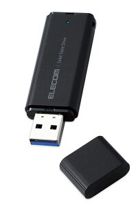 �G���R�� �O�t��SSD 250GB �|�[�^�u�� USB 5Gbps / USB3.2�iGen2�j�Ή� ���^ �L���b�v�� �u���b�N ESD-EMC0250GBK
