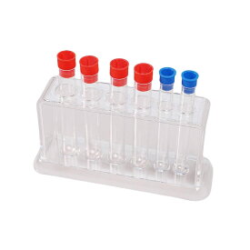 MaT store 試験管セット プラスチック 割れにくい 取り外せる 遠心管 一輪挿し おしゃれ 6本