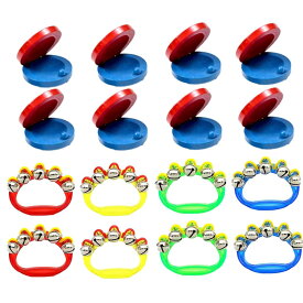 SALUDABLE ハンドベル カスタネット 楽器 鈴 パーカッション 幼児 リズム 音楽 セット