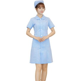 キッソス（KISSOS） コスプレ ナース服 看護婦 ナースキャップ 帽子 ワンピース 仮装 ハロウィン イベント パーティー コスチューム 変装 半袖 2点セット