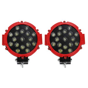 LED ���[�N���C�g ��Ɠ� 51W �⏕�� �O�Ɠ� �t�H�O�����v 12V 24V �ėp 2�Z�b�g