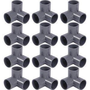 JUSTVEL PVC�p�C�v �p�� VP16 ���a20mm 3�E�F�C�G���{ 12�Z�b�g �y�K�b�`���g�߂闊���p��z 3�����R�l�N�^�[ �z�� �ڑ� ���r�� �W���C���g �Ɩ��p