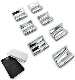 Meliore スイッチ カバー プリウス クラウン SAI 新RAV4 パワー ウインドウ ボタン ガーニッシュ クローム トリム メッキ カスタム 1台分 セット 30 系 200 210