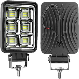 Optimister LED ���[�N���C�g 144w 12v-24v 3000 ���[���� ���� �X�e�[�t�� �X�|�b�g���C�g ��Ɠ� �H���� �⏕�� ������ �f�C���C�g �p�x���� �g���b�N �ėp