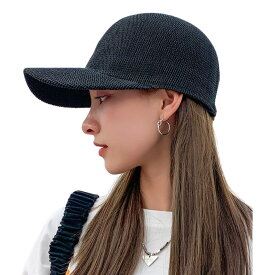 [G-tiamo] [ジーティアモ] キャップ 帽子 レディース 麦わら風 ペーパー メッシュ 軽量 アジャスター 調節 UV おしゃれ かわいい