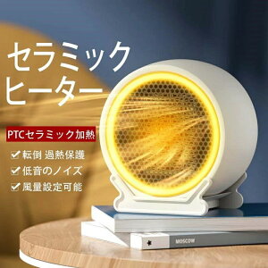 小型 丸形 パワフル 電気ファンヒーター