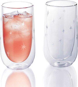 コ コーヒーマグカップ ガラスウォーターカップ ソースクリーム ティーカップ ビールカップ ジュース ミルク ギフトセット 保冷 保温 カップ 耐熱 二重構造 ペアグラス 耐熱グラス ダブルウ