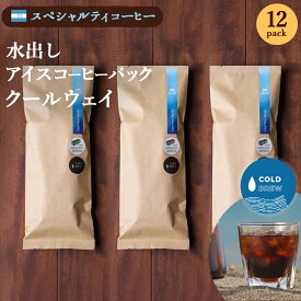 送料無料 ! おいしい 水出しコーヒー パック アイスコーヒー クールウェイ 中深煎 12個入り 帰省 お土産 神奈川　お中元 夏ギフト 贈り物