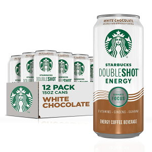 X^[obNX _uVbg GiW[ hN R[q[ robW zCg `R[g 425ml12{Starbucks Doubleshot Energy Drink Coffee Beverage, White Chocolate, 15 oz Cans (12 Pack) (Packaging May Vary)