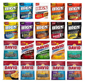 u20܃ZbgvDavid BIGS Sunflower Seeds Ђ܂̎20ނ̃oGeB[pbN148g×20 Ђ܂̎ Hp