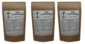 u3܃ZbgvLandor EnterprisesIota Carrageenan 4 Ounces(113g)×3