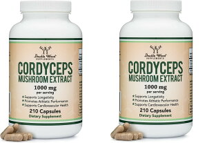 Double Wood SupplementsЁ@R[fBZbvX(~đ)̃LmRGLX(Cordyceps Mushroom Extract)1500mgz3.5%̃At@OJƃx[^OJlߍ܂ꂽTvg210×2{