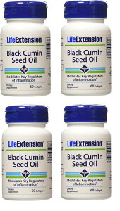 �u������4�{�Z�b�g�vLife Extension �ЃI�[�K�j�b�N �u���b�N�N�~���V�[�h�I�C���T�v�������g1��������500mg�z��60�\�t�g�W�F��Life Extension Black Cumin Seed Oil 500 mg 60 Softgels