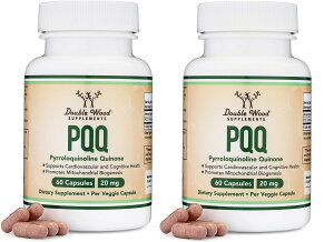 u2{ZbgvDouble Wood SupplementsPQQTvg120 mgz60×2{