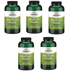 u5{ZbgvSwanson,Psyllium Husks, 610 mg, 300 Capsules 1IIoRq̊k(TCE̊k)610mgzTvg300×5{