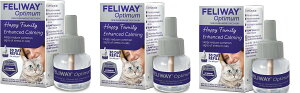u3{Zbg(lߑւp)vFELIWAYЃIveBLbg48ml×3{Optimum Cat, Enhanced Calming Pheromone Diffuser, Refill - 3bottle