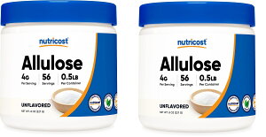 u2ZbgvNutricost  A[XÖ227g×2{ PgVK[ J[ 0 Y VR ֕i  8 Ounce (Pack of 2), Nutricost Allulose Sweetener (8oz) - KETO Sugar, 0 Calorie Low Carb, 